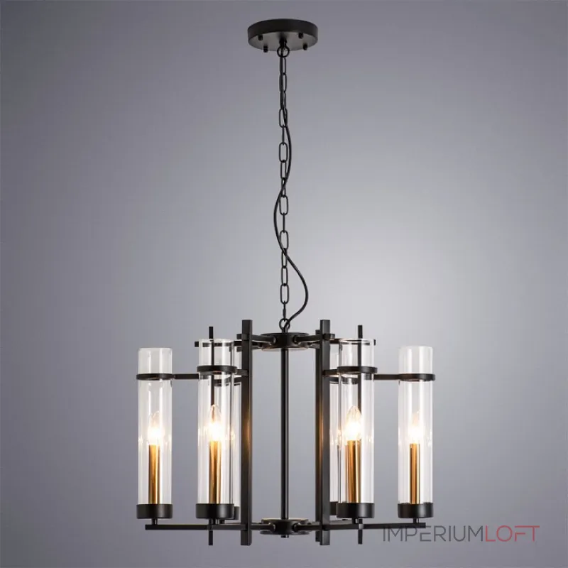 Подвесная люстра Arte Lamp Hugo A1688LM-6BK Подвесная люстра Arte Lamp Hugo A1688LM-6BK