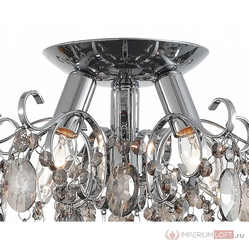 Потолочная люстра ST-Luce Orecchini SL846.102.03 Цвет арматуры хром Цвет плафонов черный от ImperiumLoft