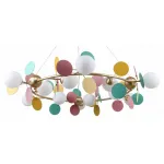 Подвесная люстра F-promo Multy Bliss 2772-12P Цвет арматуры золото Цвет плафонов белый от ImperiumLoft Подвесная люстра F-promo Multy Bliss 2772-12P Цвет арматуры золото Цвет плафонов белый от ImperiumLoft