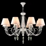 Подвесная люстра Maytoni Adelia ARM540-08-W Цвет арматуры белый Цвет плафонов белый от ImperiumLoft