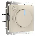 Терморегулятор электромеханический для теплого пола Werkel айвори матовые W1151162 от ImperiumLoft