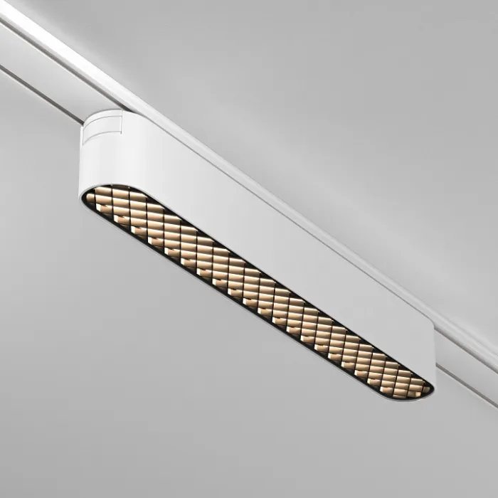 Трековый светильник Maytoni Basis Grid TR084-1-12W4K-W от ImperiumLoft