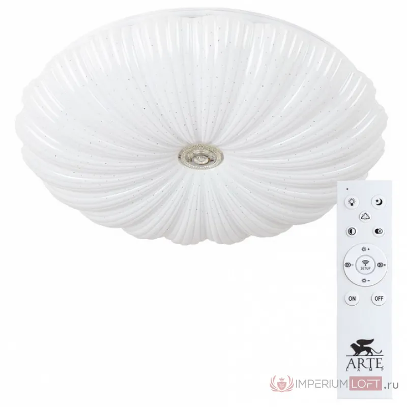 Накладной светильник Arte Lamp Biscotti A2675PL-72WH Цвет плафонов белый Цвет арматуры белый от ImperiumLoft
