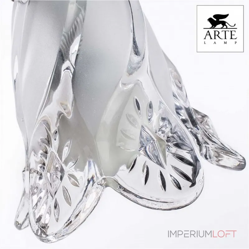 Бра Arte Lamp Fiorita A6273AP-1AB Цвет арматуры бронза Цвет плафонов белый