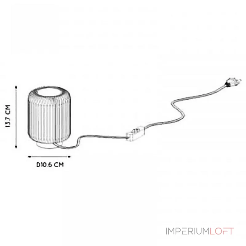 Настольная лампа декоративная Lucide Turbin 26500/05/36
