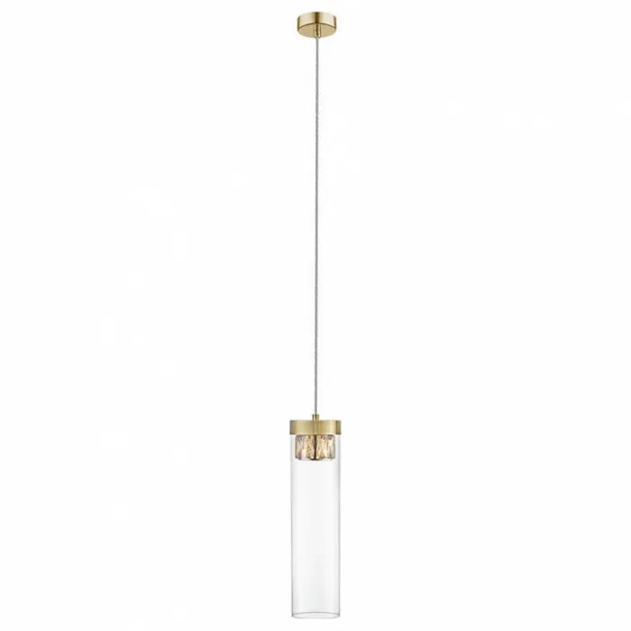 Подвесной светильник Zumaline Gem P0389-01D-0FD2 Цвет арматуры бронза Цвет плафонов прозрачный от ImperiumLoft
