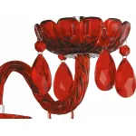Бра Arte Lamp Teatro A3964AP-1RD Цвет арматуры хром Цвет плафонов красный