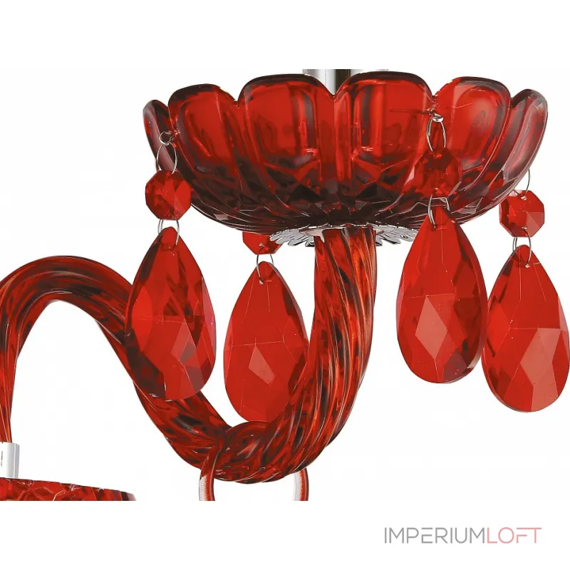 Бра Arte Lamp Teatro A3964AP-1RD Цвет арматуры хром Цвет плафонов красный Бра Arte Lamp Teatro A3964AP-1RD Цвет арматуры хром Цвет плафонов красный
