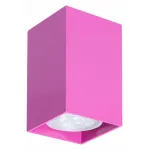 Накладной светильник TopDecor Tubo 6 SQ Tubo6 SQ P1 28 Цвет арматуры розовый