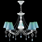 Подвесная люстра Lamp4You Provence 20 E4-05-WM-LMP-O-18-CRL-E4-05-GB-UP Цвет плафонов голубой от ImperiumLoft