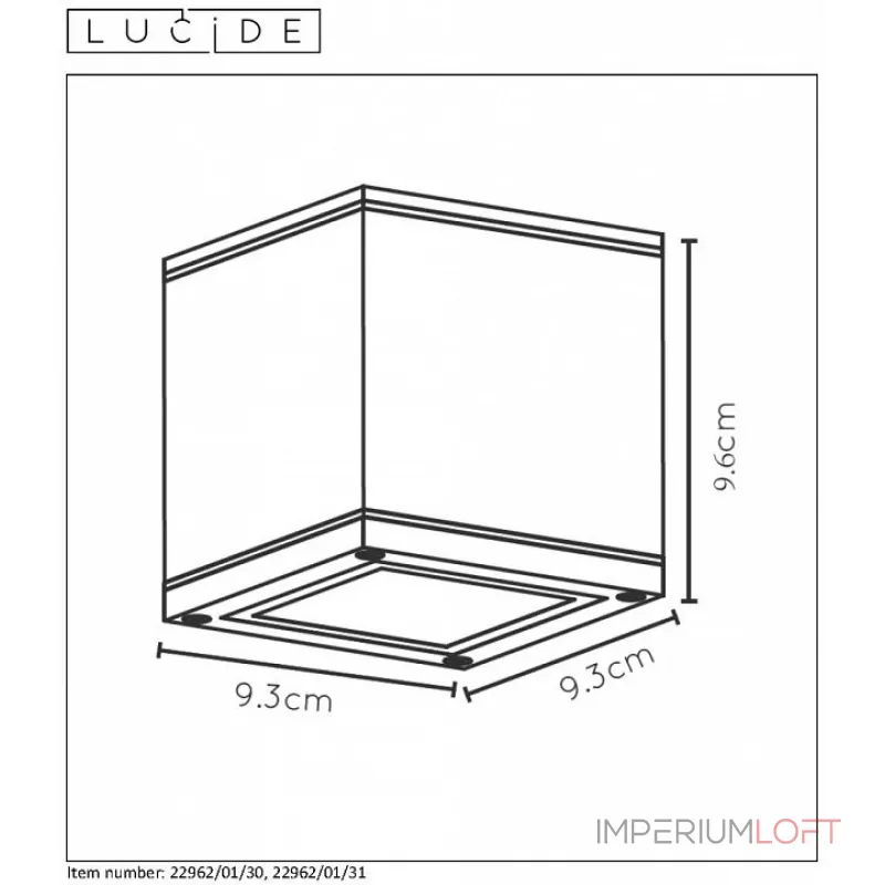 Накладной светильник Lucide 22963/01/30