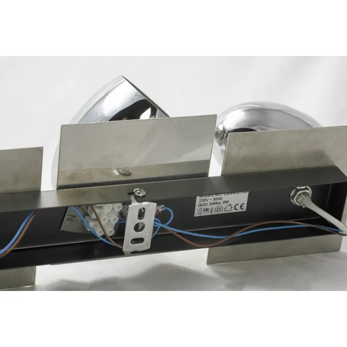 Спот Lussole Baron LSN-4301-03 Цвет арматуры хром Цвет плафонов хром от ImperiumLoft