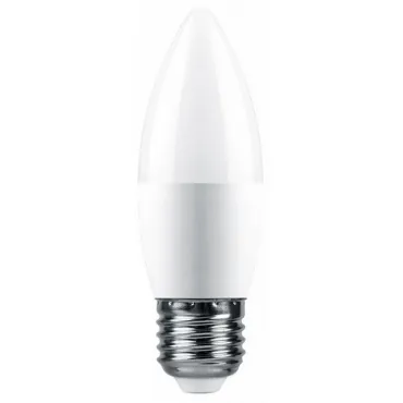 Лампа светодиодная Feron LB-1306 E27 6Вт 4000K 38051 Цвет арматуры хром Цвет плафонов черный