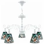 Подвесная люстра Lamp4You Provence 12 E4-05-WM-LMP-O-12 Цвет арматуры белый Цвет плафонов разноцветный от ImperiumLoft