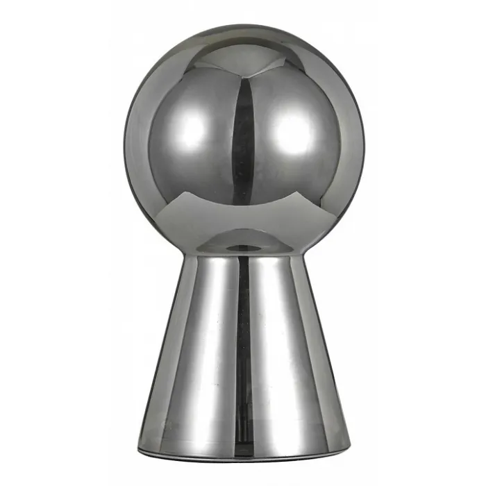 Настольная лампа декоративная Ideal Lux Birillo BIRILLO TL1 MEDIUM FUME&#039; Цвет арматуры серый Цвет плафонов серый от ImperiumLoft