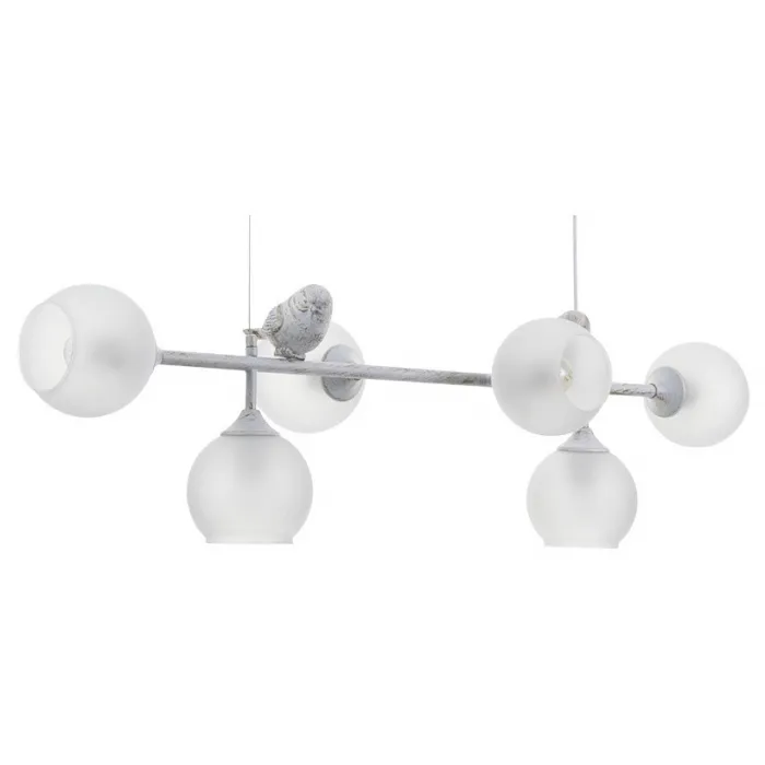 Подвесной светильник Arte Lamp Gemelli A2150SP-6WG Цвет арматуры Белый Цвет плафонов Белый от ImperiumLoft