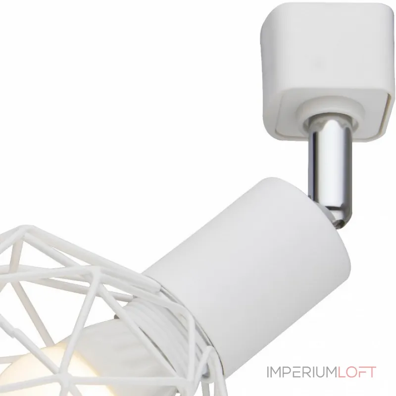 Спот Arte Lamp 6141 A6141PL-1WH Цвет арматуры хром Цвет плафонов белый от ImperiumLoft Спот Arte Lamp 6141 A6141PL-1WH Цвет арматуры хром Цвет плафонов белый от ImperiumLoft