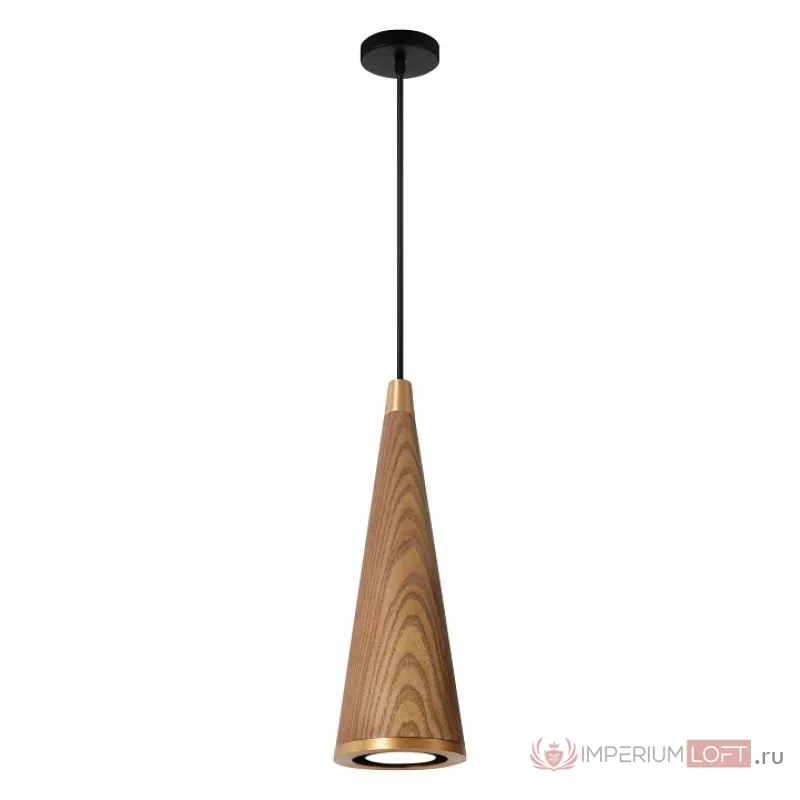Подвесной светильник Favourite Coni 2831-1P Цвет арматуры латунь Цвет плафонов коричневый от ImperiumLoft