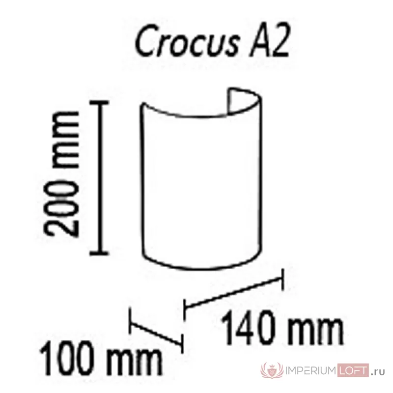 Бра TopDecor Crocus Glade Crocus Glade A2 10 334g от ImperiumLoft