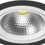 Встраиваемый светильник Lightstar Intero 111 i91706 Цвет арматуры черно-белый