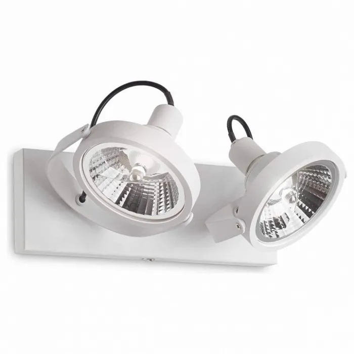 Спот Ideal Lux Glim GLIM PL2 BIANCO Цвет плафонов белый от ImperiumLoft