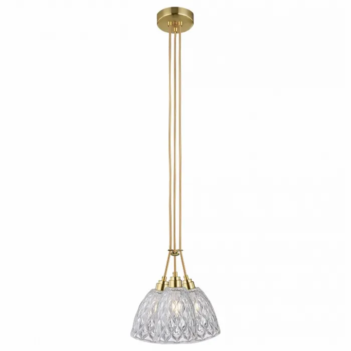Подвесной светильник TopLight Pearle TL5262H Цвет арматуры золото Цвет плафонов прозрачный от ImperiumLoft