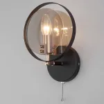 Бра Eurosvet Gallo 70121/1 черный Цвет плафонов янтарный от ImperiumLoft