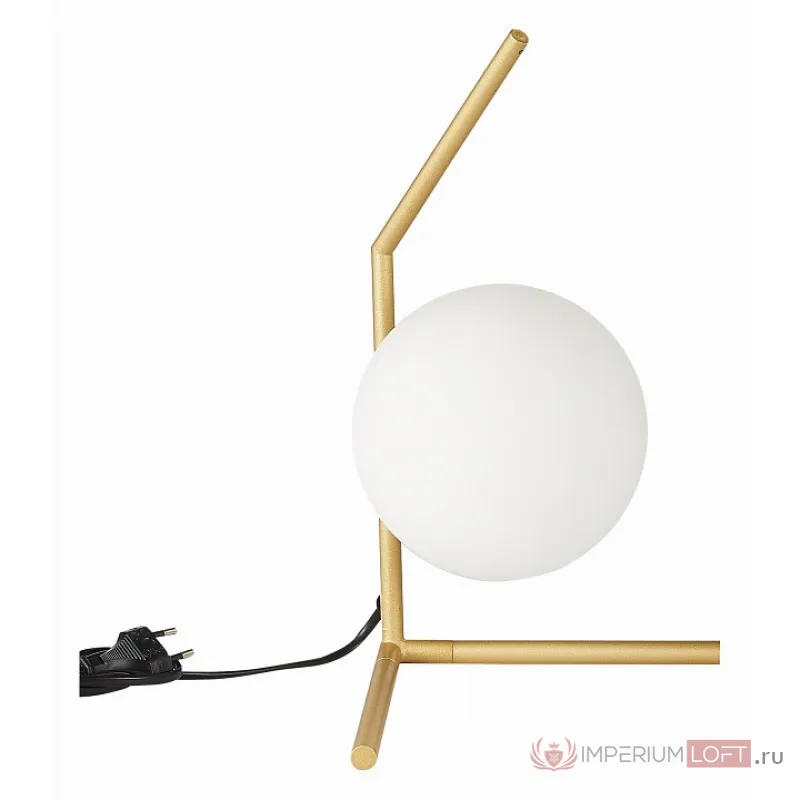 Настольная лампа декоративная ST-Luce Codda SL1148.314.01 Цвет арматуры латунь Цвет плафонов белый от ImperiumLoft