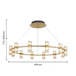Подвесная люстра Favourite Ampullen 4323-12P