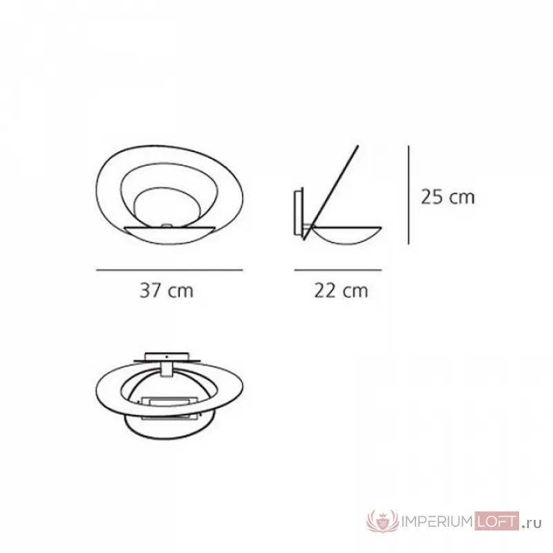 Бра Artemide 1240010A от ImperiumLoft