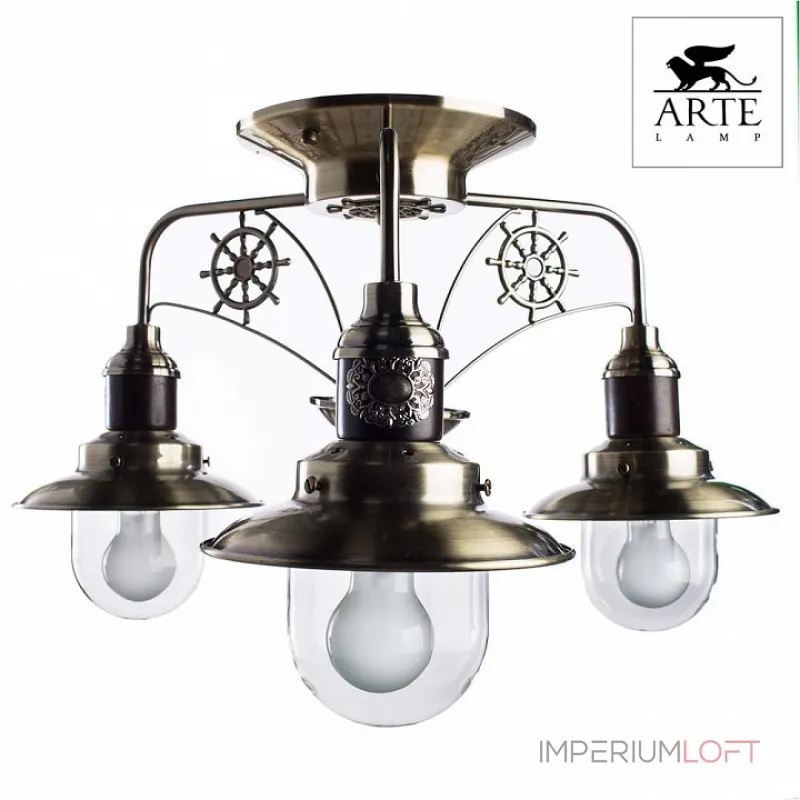 Потолочная люстра Arte Lamp Sailor A4524PL-3AB  Потолочная люстра Arte Lamp Sailor A4524PL-3AB