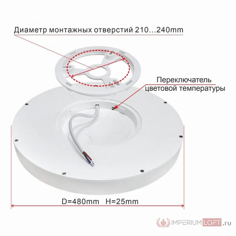 Накладной светильник Citilux Бейсик CL738401V Черный , плафон Белый от ImperiumLoft