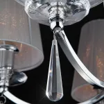 Подвесная люстра Eurosvet Valery 60079/5 хром от ImperiumLoft