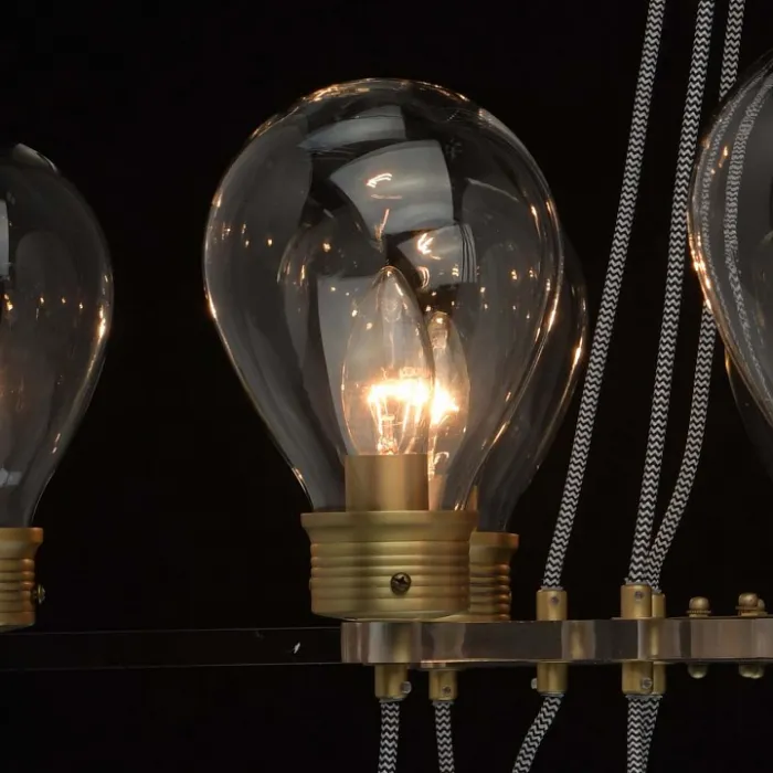 Подвесная люстра MW-Light Атмосфера 699010708 Цвет арматуры бронза Цвет плафонов прозрачный от ImperiumLoft