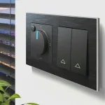Терморегулятор электромеханический для теплого пола Werkel черный W1151108 от ImperiumLoft