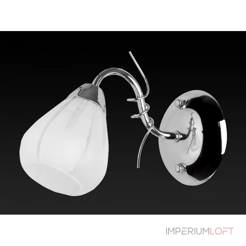 Бра TopLight Alexia TL3640B-01CH Цвет арматуры хром Цвет плафонов белый
