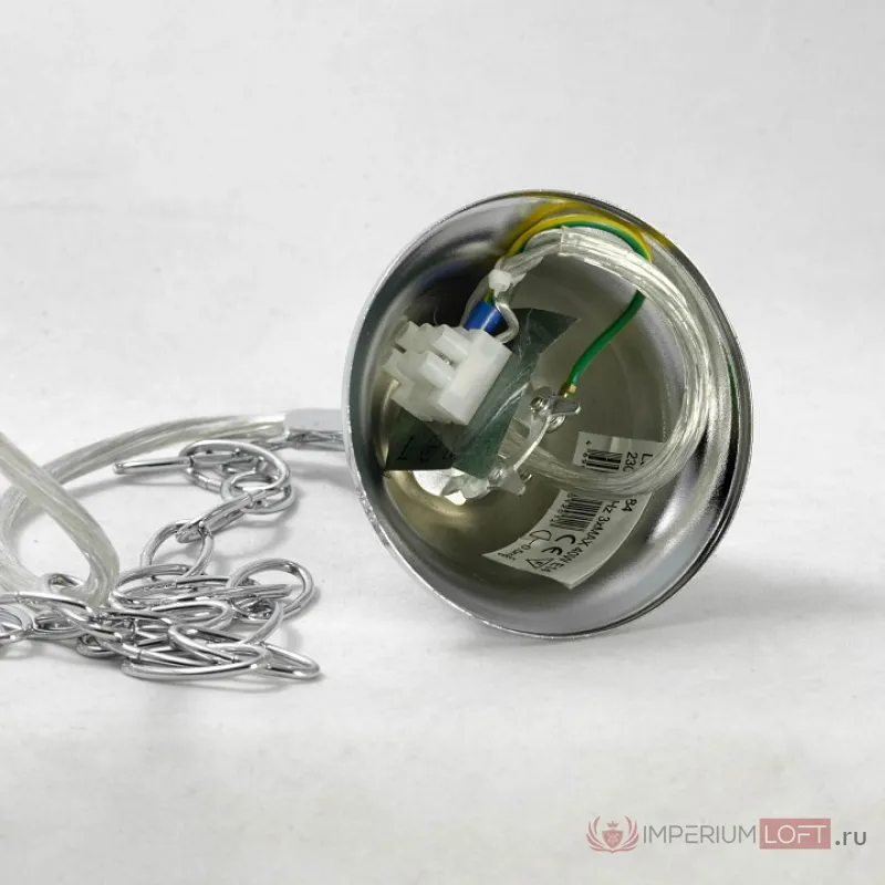 Подвесная люстра LGO Phoenix LSP-0184 Цвет арматуры хром Цвет плафонов прозрачный от ImperiumLoft