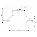 Встраиваемый светильник Elektrostandard 15272/LED 15272/LED