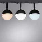 Светильник на штанге Arte Lamp Virgo A4565PL-1BK Цвет арматуры Черный Цвет плафонов Черно-белый