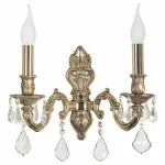 Бра Dio D’Arte Mannelli Mannelli E 2.1.2.600 GH Цвет арматуры золото Цвет плафонов прозрачный