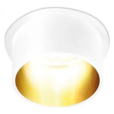 Встраиваемый светильник Ambrella Techno 24 TN201 Цвет плафонов золото Цвет арматуры белый от ImperiumLoft