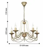 Подвесная люстра F-promo Chateau 2163-5P