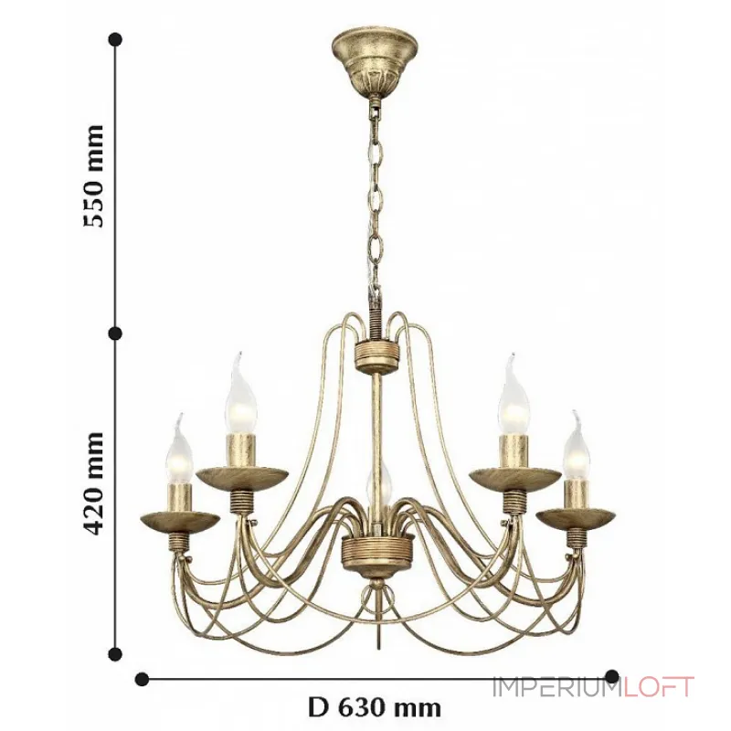 Подвесная люстра F-promo Chateau 2163-5P