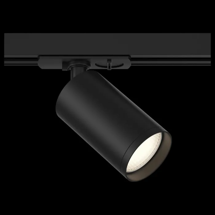 Светильник на штанге Maytoni Track lamps TR020-1-GU10-B Цвет арматуры черный Цвет плафонов черный от ImperiumLoft