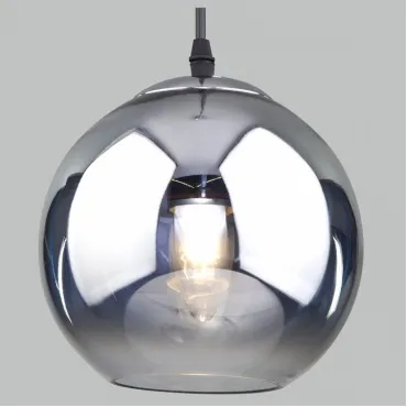 Подвесной светильник Eurosvet Rowan 50200/1 дымчатый Цвет плафонов серый Цвет арматуры хром от ImperiumLoft