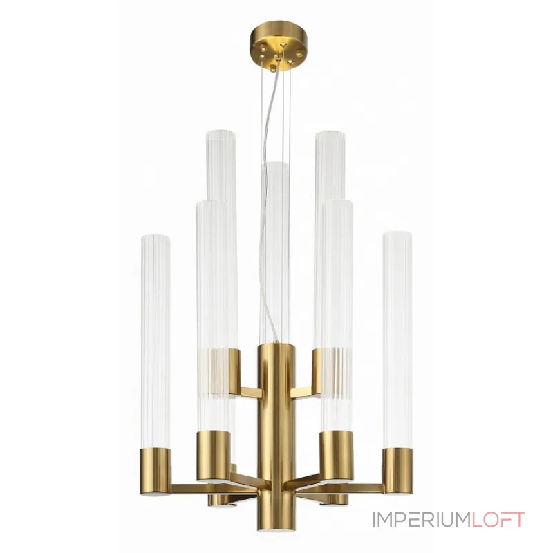 Подвесная люстра ST-Luce Terni SL1229.303.09 Цвет арматуры желтый Цвет плафонов неокрашенный