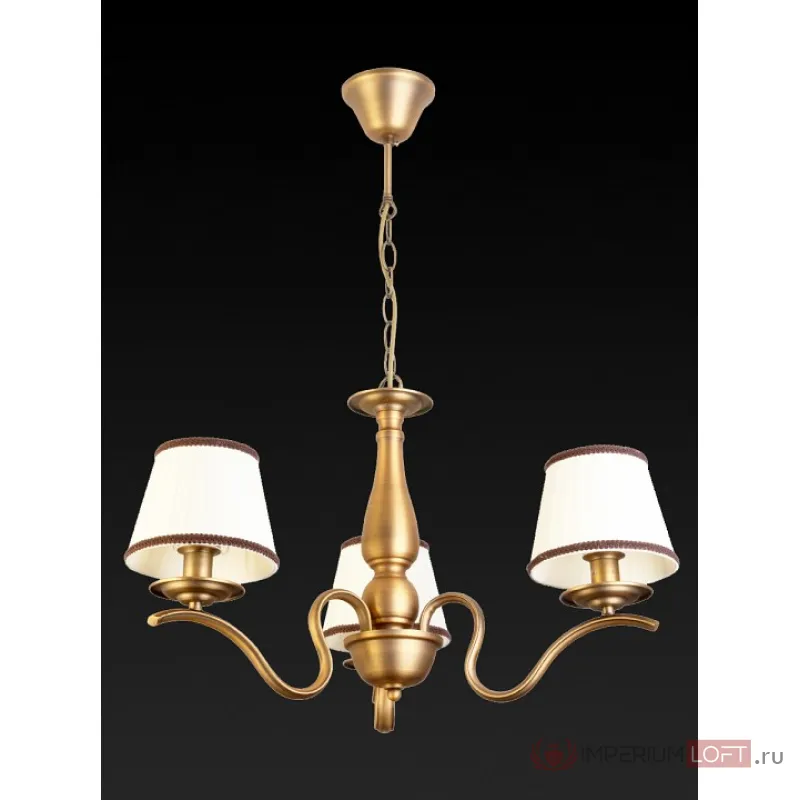 TopLight Opal TL5650D-03BS Цвет арматуры латунь Цвет плафонов белый от ImperiumLoft