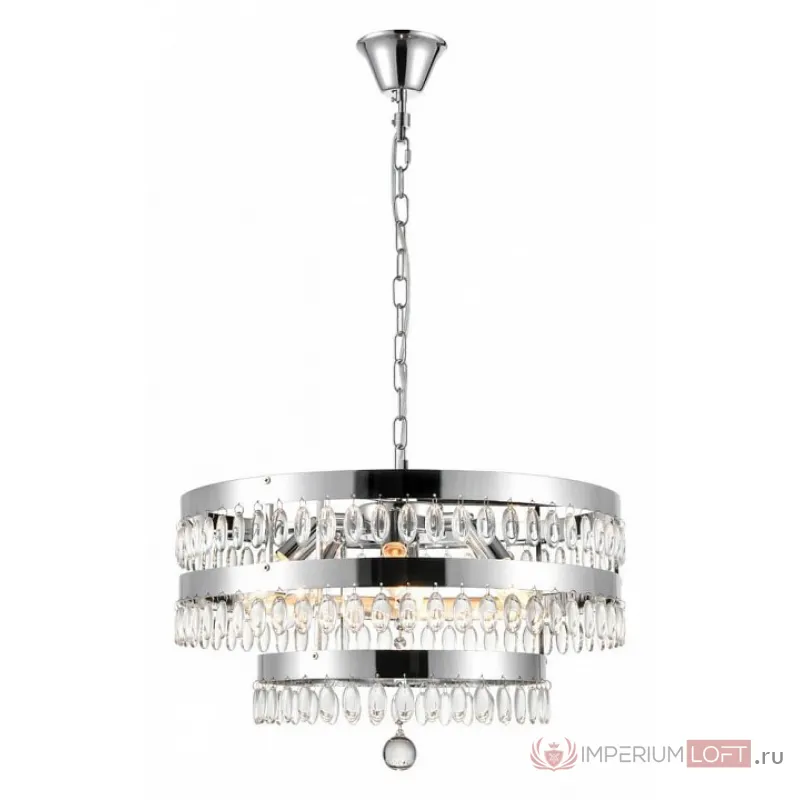 Подвесная люстра Vele Luce Breeze VL3263P06 Цвет арматуры хром Цвет плафонов прозрачный от ImperiumLoft