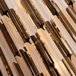 Подвесной светильник Divinare Frizzante 1681/01 LM-7 Цвет плафонов золото Цвет арматуры золото от ImperiumLoft