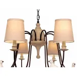 Подвесная люстра Loft it 1029 LOFT1029A-8 Цвет арматуры коричневый Цвет плафонов кремовый от ImperiumLoft